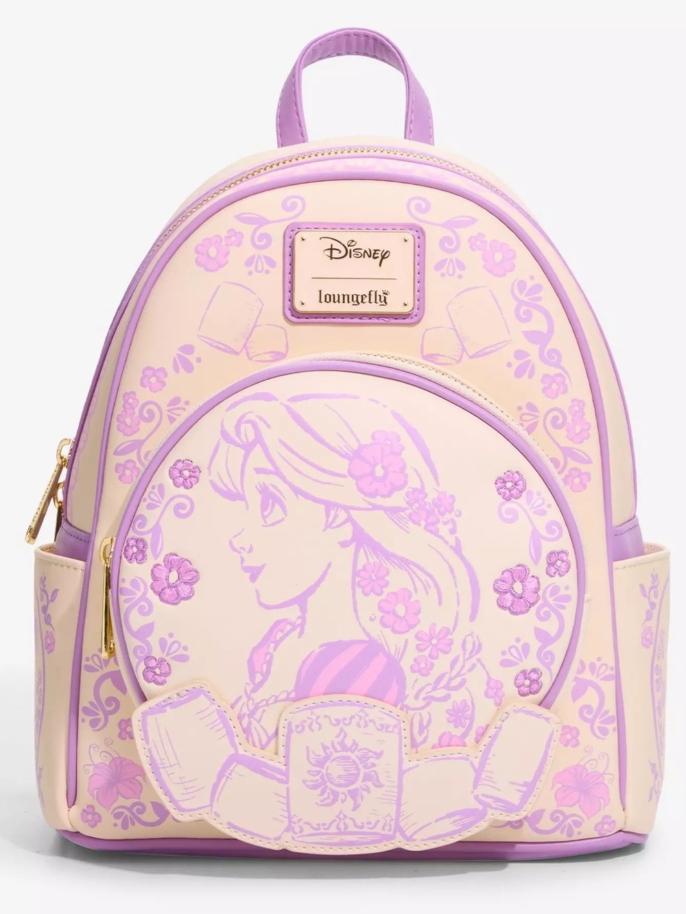 Loungefly Disney Tangled Rapunzel Sketched Mini Backpack NWT